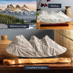 Timpanogos (Provo View)- First Edition Sculpture Sculpted Peaks