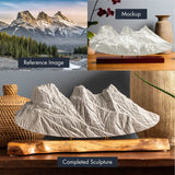 Timpanogos (Provo View)- First Edition Sculpture Sculpted Peaks