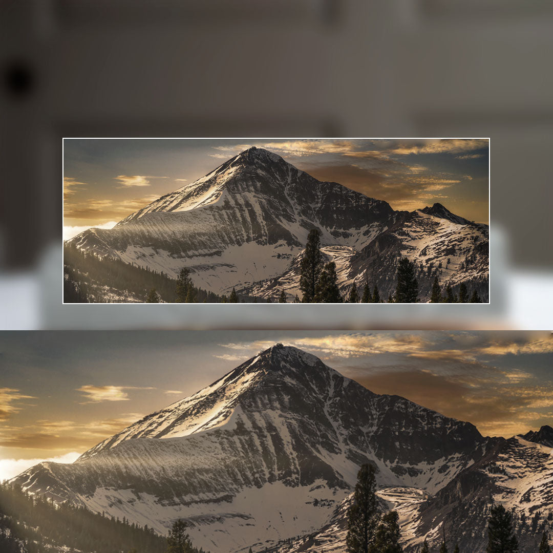 Lone Peak (Big Sky, Montana) Sculpture Sculpted Peaks