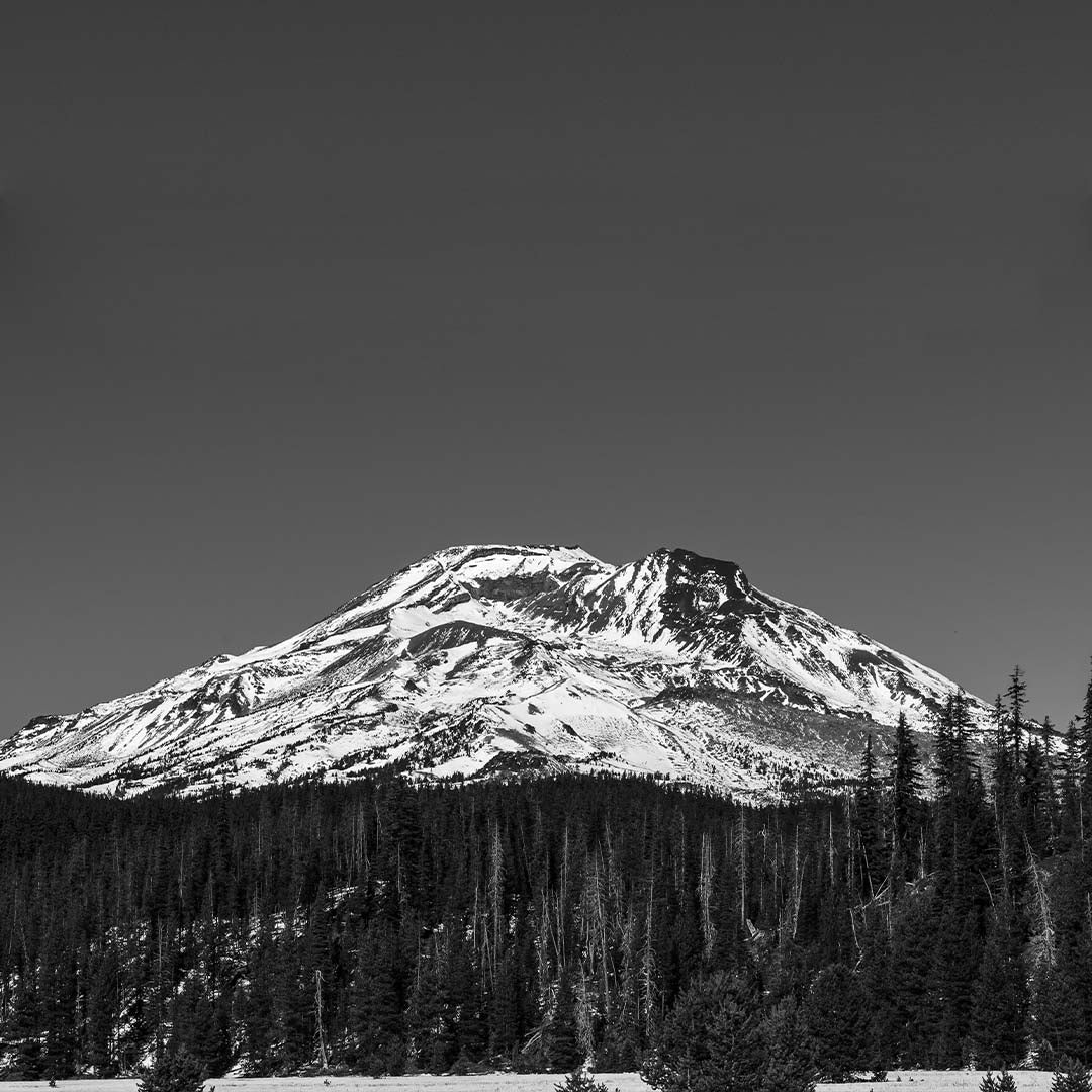 Mount Bachelor (View from Sparks Lake, Cascade Range, Oregon) First Edition Sculpture Sculpted Peaks