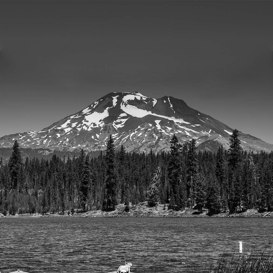 Mount Hood (View from Laurence Lake Road, Cascade Range, Oregon) First Edition Sculpture Sculpted Peaks