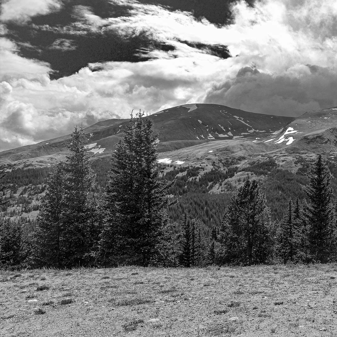 Mount Bross (Left View from Hoosier Pass, Mosquito Range, Colorado) First Edition Sculpture Sculpted Peaks