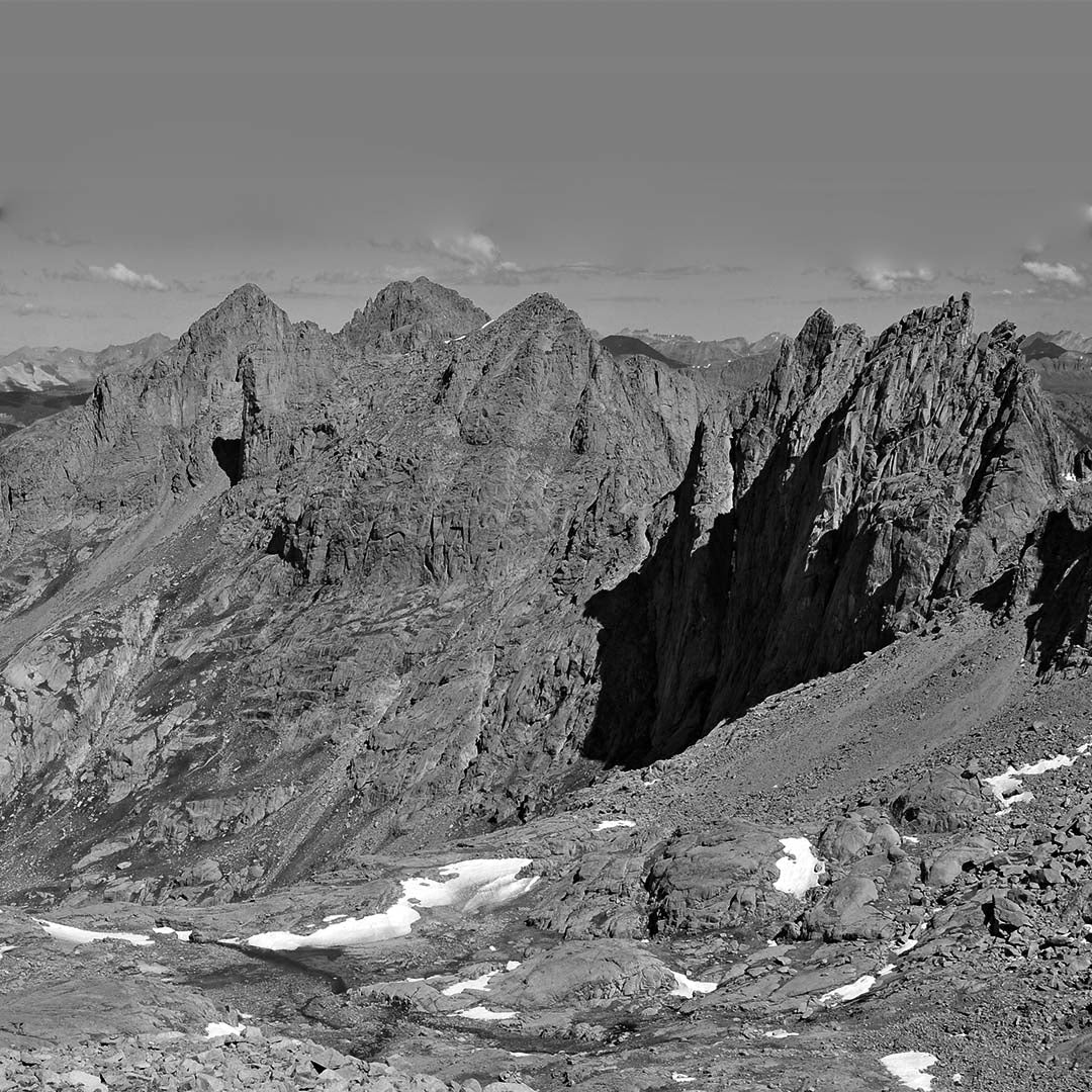 Mount Eolus (View from Windom Peak, San Juan Mountains, Colorado) First Edition Sculpture Sculpted Peaks