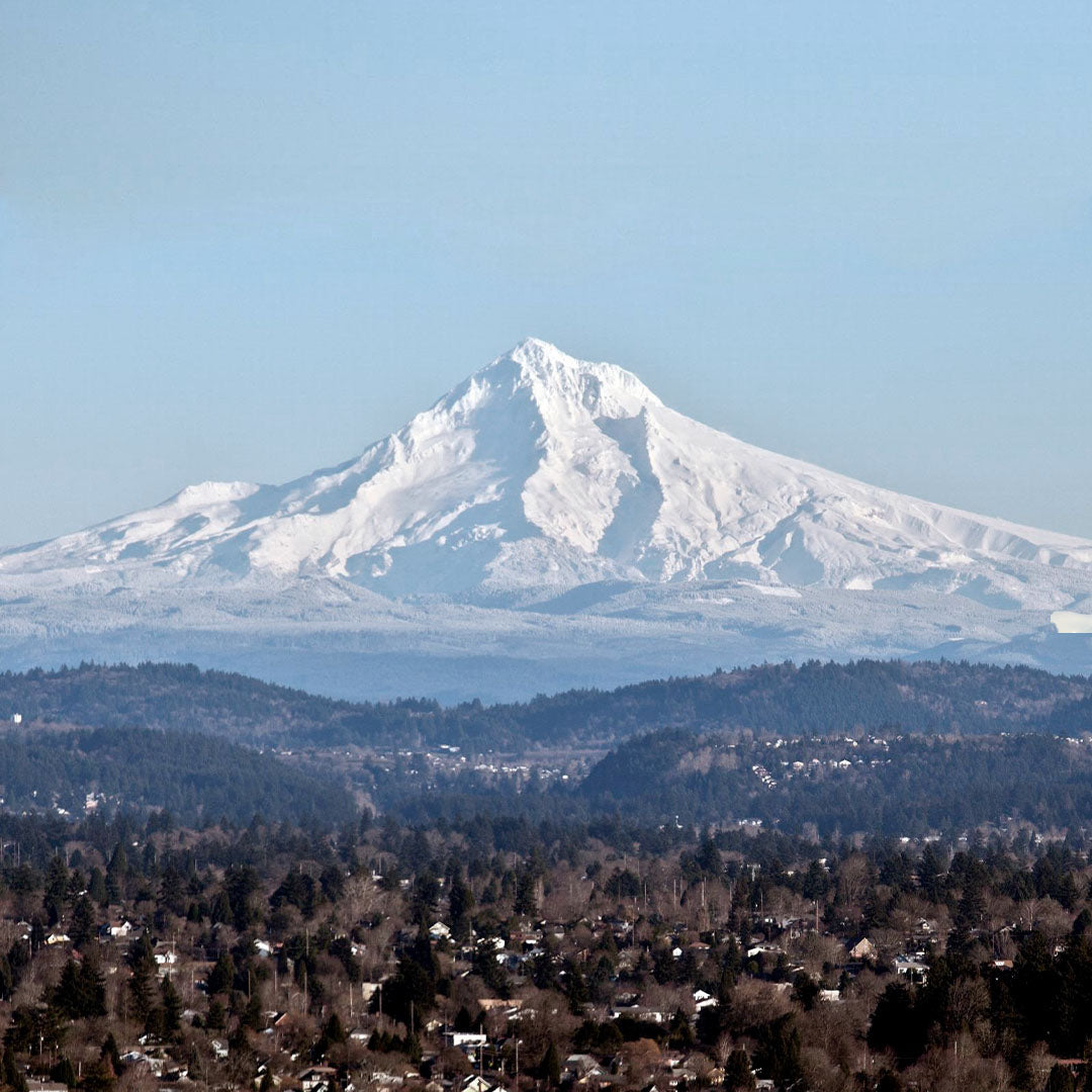 Mount Hood (View from Portland, Oregon) Sculpture Sculpted Peaks