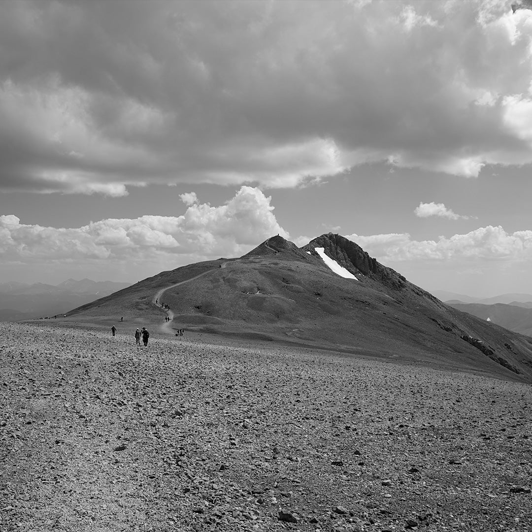 Mount Bross (Left View from Hoosier Pass, Mosquito Range, Colorado) First Edition Sculpture Sculpted Peaks