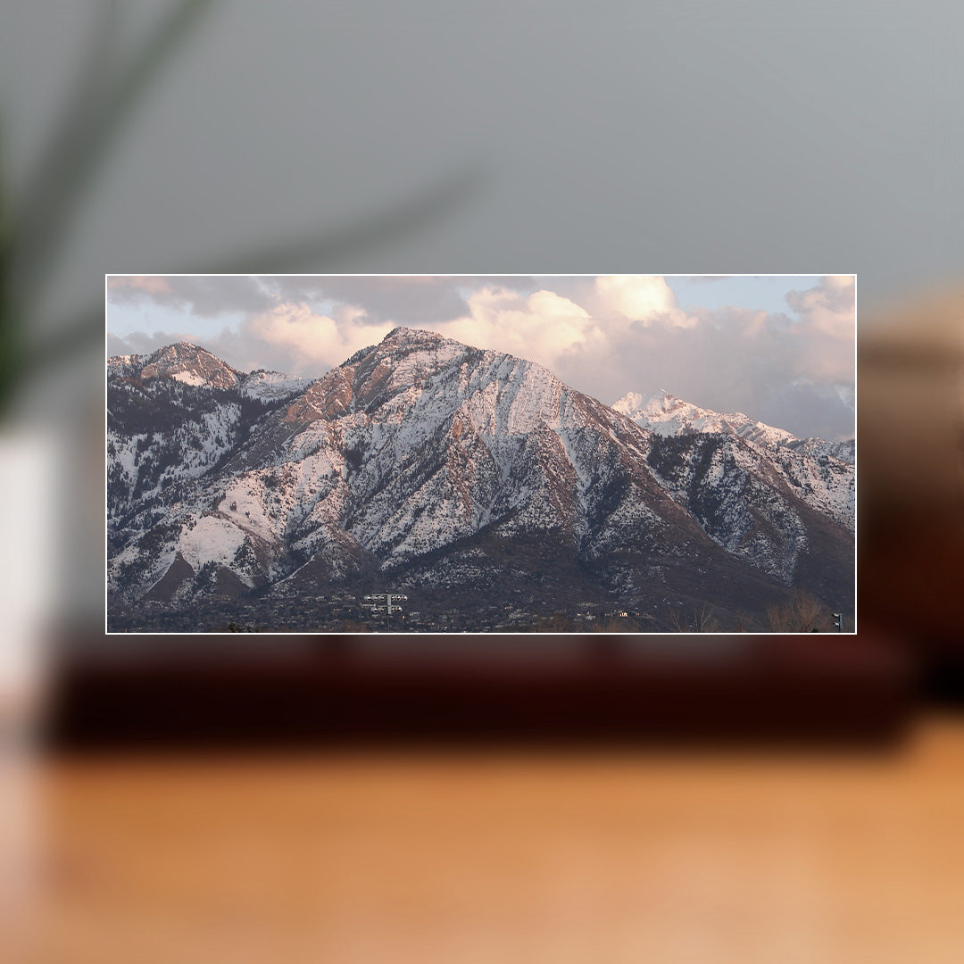Mount Olympus (View from Millcreek, Utah) Sculpture Sculpted Peaks