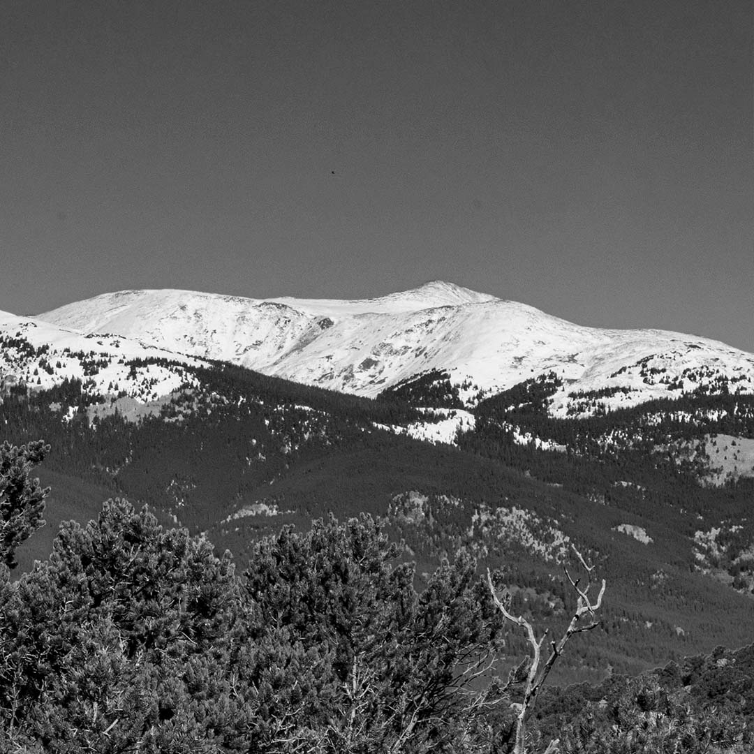 Mount Harvard (Eastern View with Mount Columbia, Sawatch Range, Colorado) First Edition Sculpture Sculpted Peaks