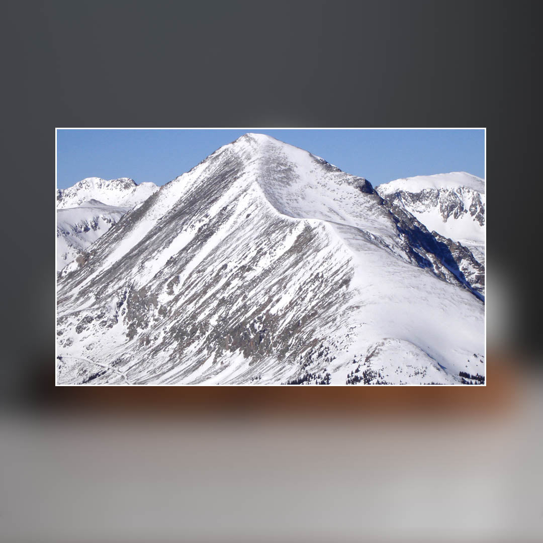 Quandary Peak (East Ridge View, Colorado) Sculpture Sculpted Peaks