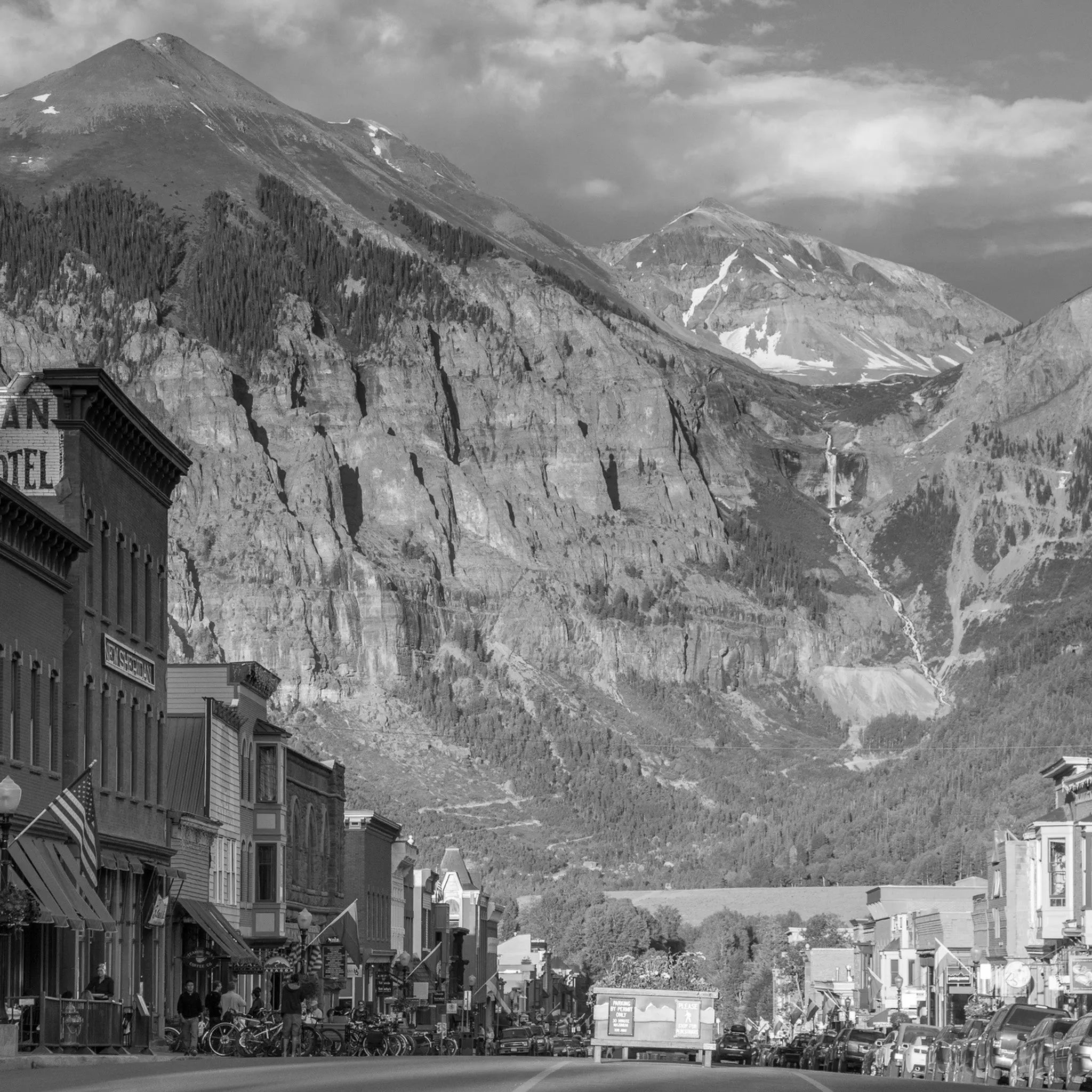 Telluride (Main Street View, Colorado) – First Edition Sculpture Sculpted Peaks