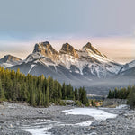 Three Sisters (Canmore, Alberta) Sculpture Sculpted Peaks
