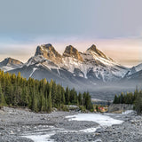 Three Sisters (Canmore, Alberta) Sculpture Sculpted Peaks