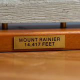 Custom Engraved Brass Plaque (Front of Base) Sculpted Peaks