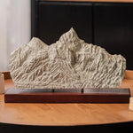 Everest and Nuptse (View from Kala Patthar) Sculpture Sculpted Peaks