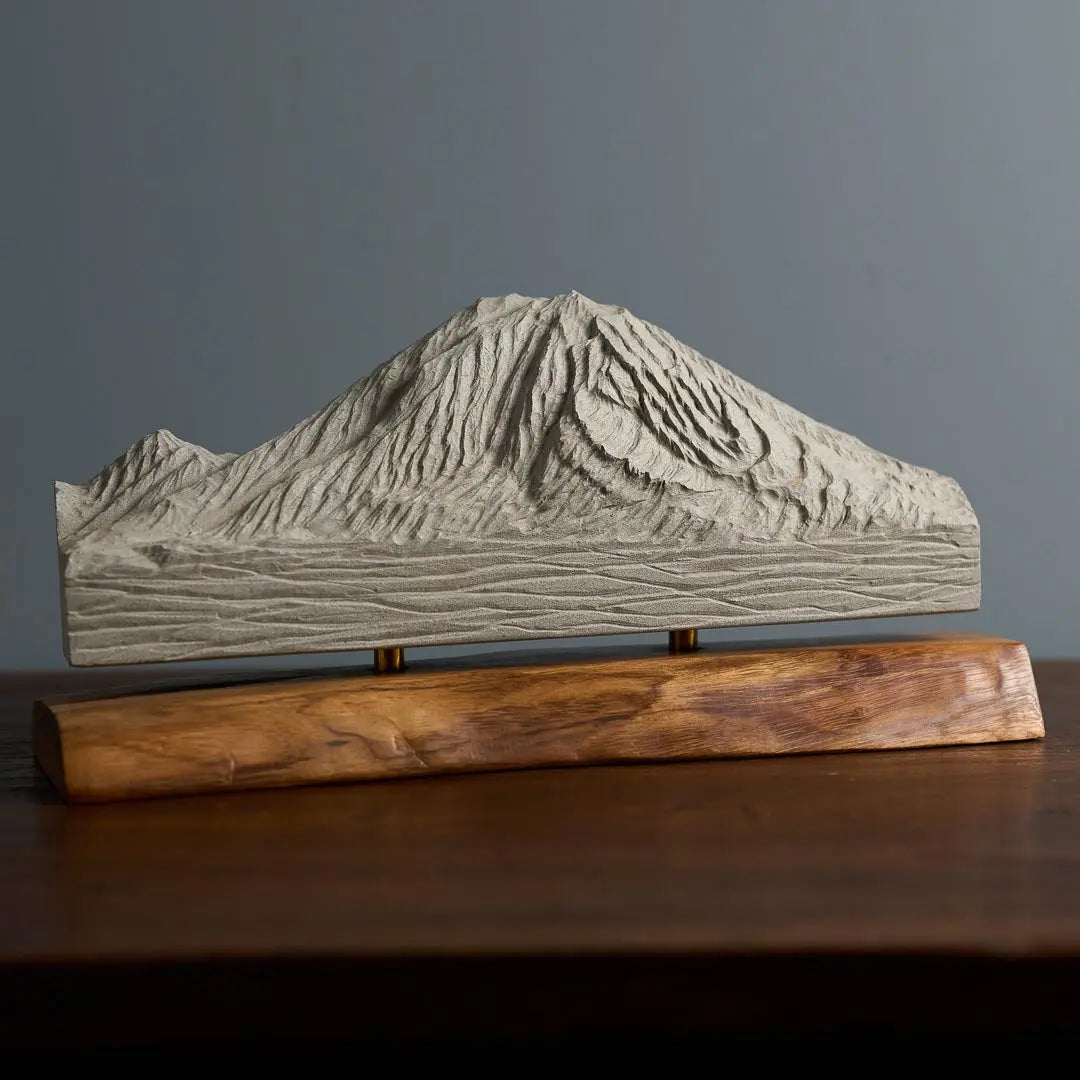 Mt. Rainier (View from Seattle) Sculpture Sculpted Peaks