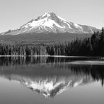 Mount Hood (View from Trillium Lake, Oregon) – First Edition Sculpture Sculpted Peaks
