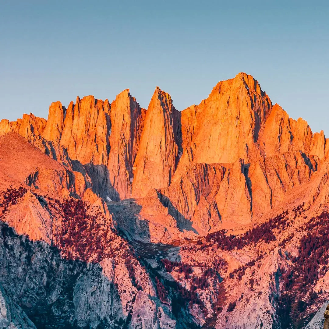 Mount Whitney (View from Lone Pine, California) Sculpture Sculpted Peaks