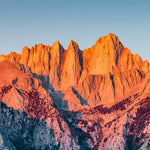 Mount Whitney (View from Lone Pine, California) Sculpture Sculpted Peaks