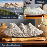 Machu Picchu (Andes Mountains, Peru) – First Edition Sculpture Sculpted Peaks