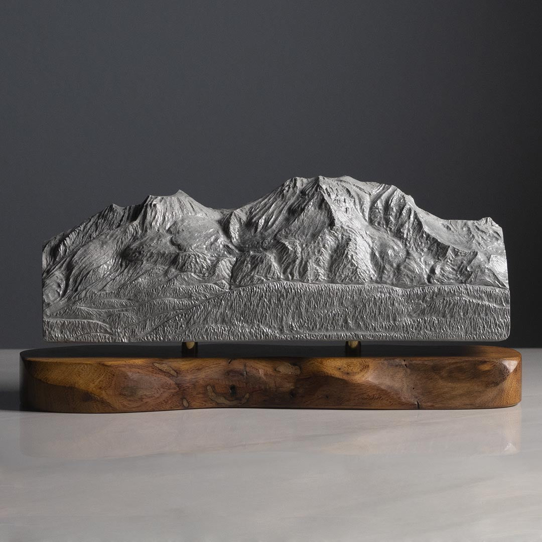 Mount Shasta (South Face, California) Sculpture Sculpted Peaks