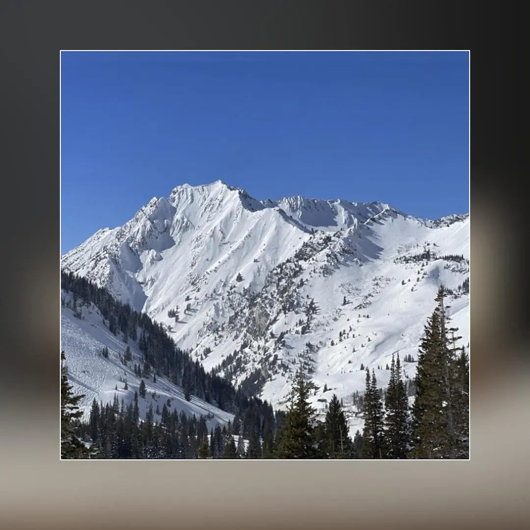 Mount Superior (Seen from Snowbird & Alta Ski Resorts, Utah) Sculpture Sculpted Peaks