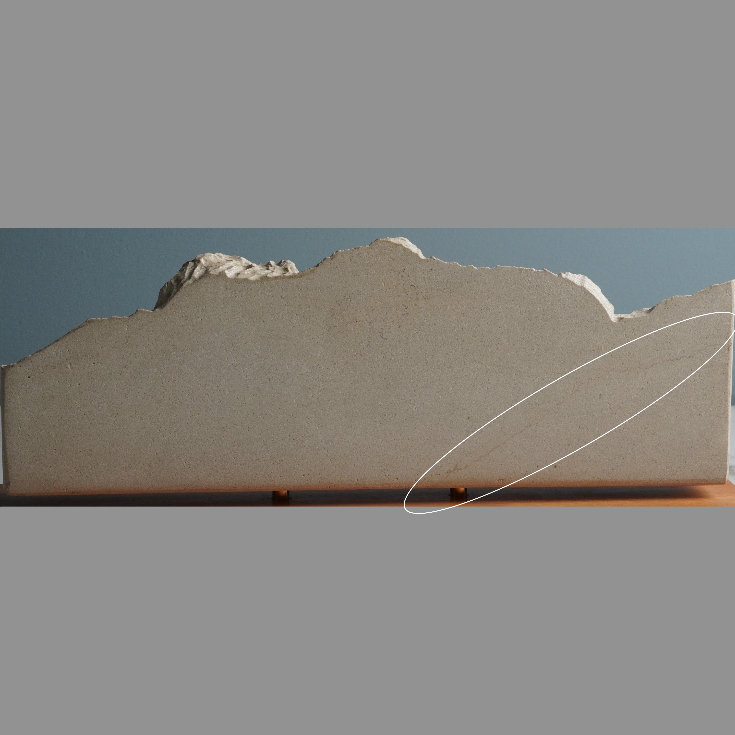 Garden Wall (Glacier National Park, Montana - Imperfect Sculpture) - IMPF 345