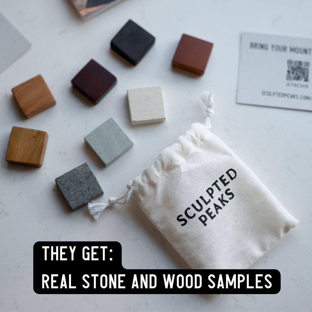 Bespoke Sculpture Gift Box Sculpted Peaks