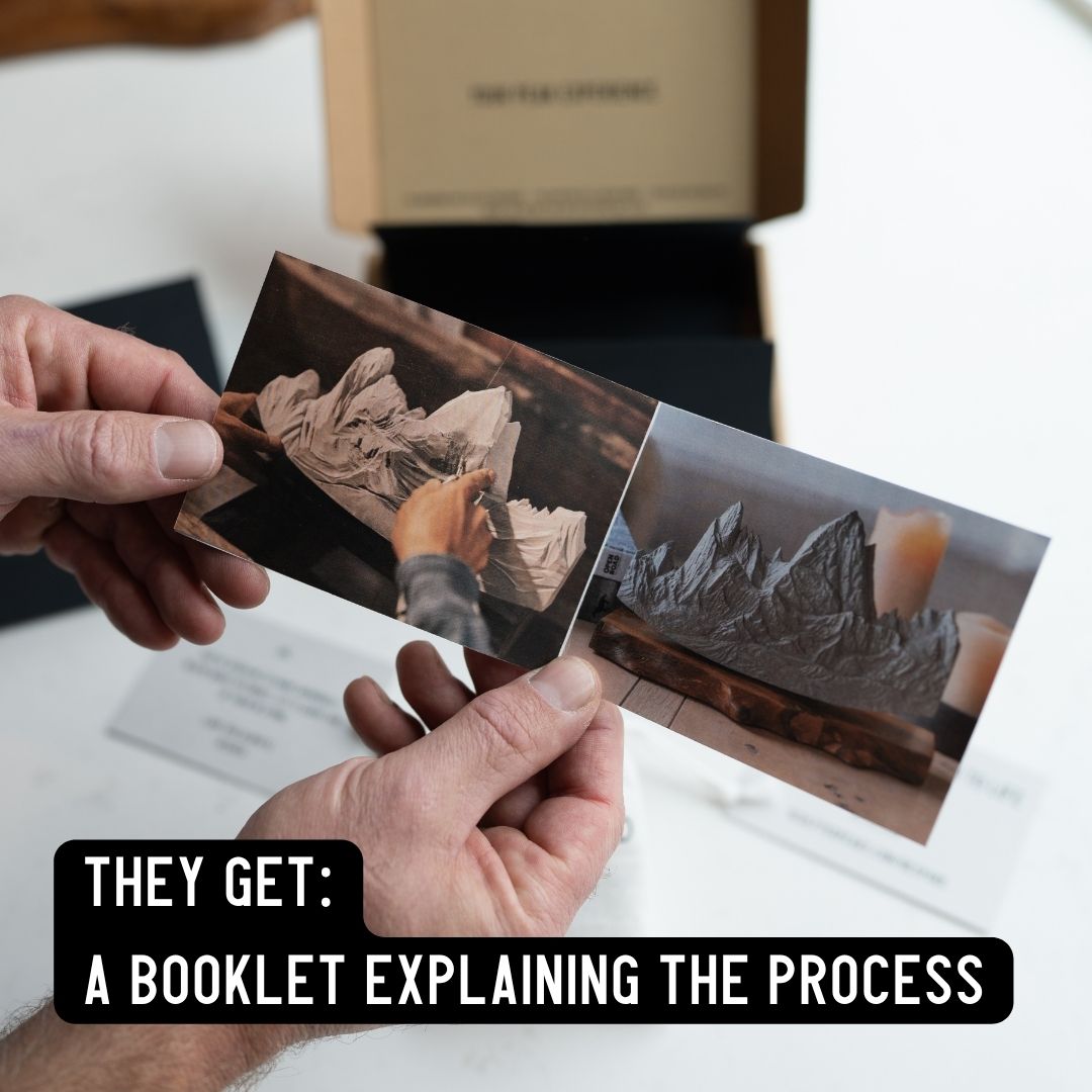 Bespoke Sculpture Gift Box Sculpted Peaks