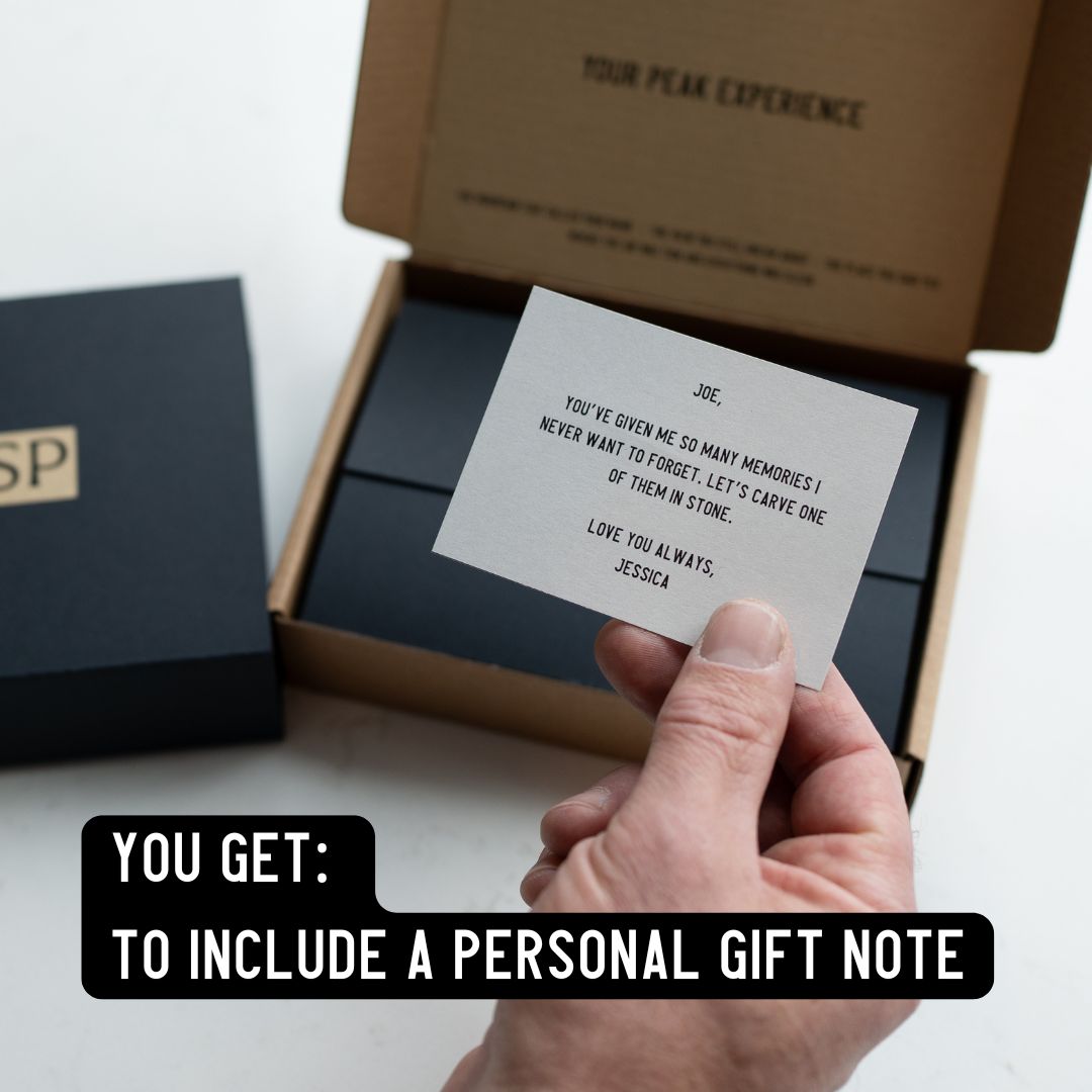 Bespoke Sculpture Gift Box Sculpted Peaks