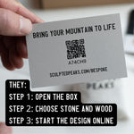 Bespoke Sculpture Gift Box Sculpted Peaks