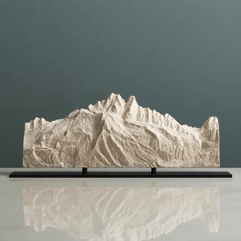 Aiguille Verte & Les Drus Sculpture (Mont Blanc Massif, France) Sculpted Peaks