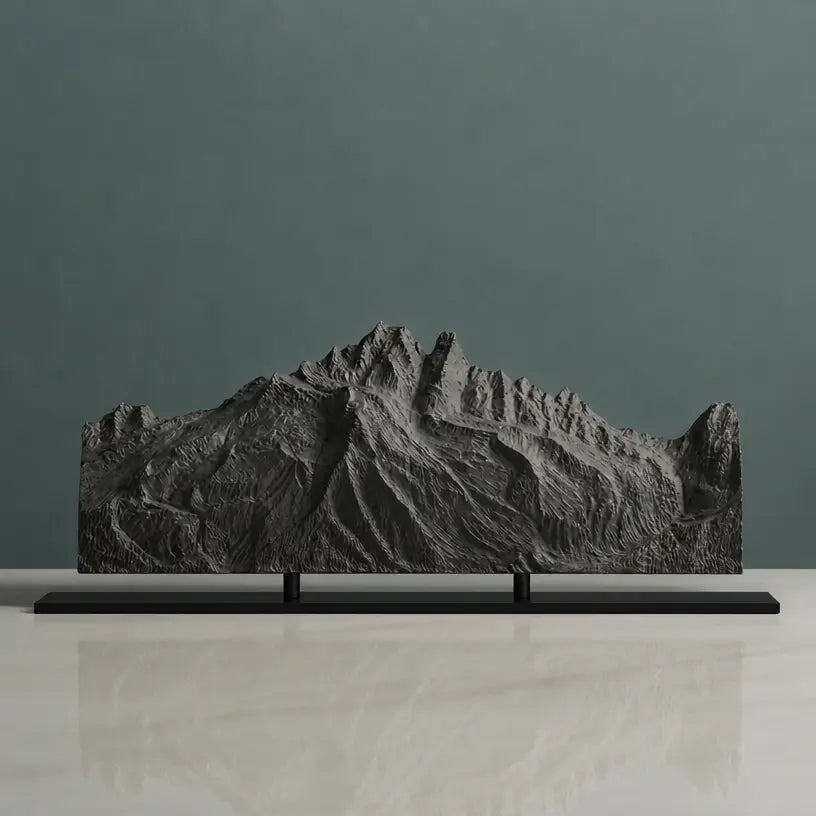 Aiguille Verte & Les Drus Sculpture (Mont Blanc Massif, France) Sculpted Peaks