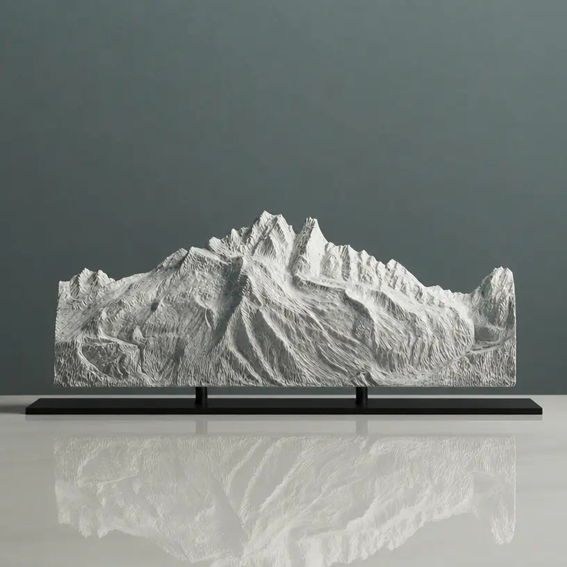 Aiguille Verte & Les Drus Sculpture (Mont Blanc Massif, France) Sculpted Peaks