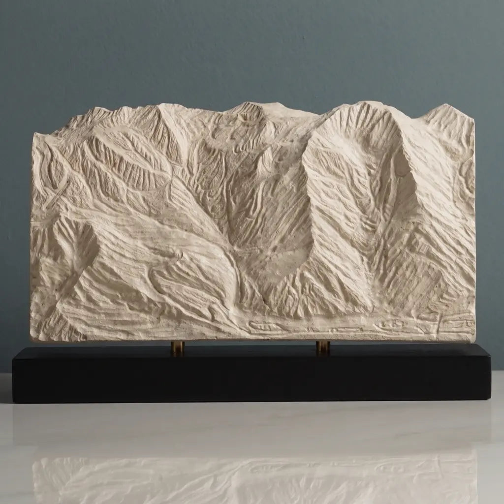 Alta Ski Area Sculpture Sculpted Peaks