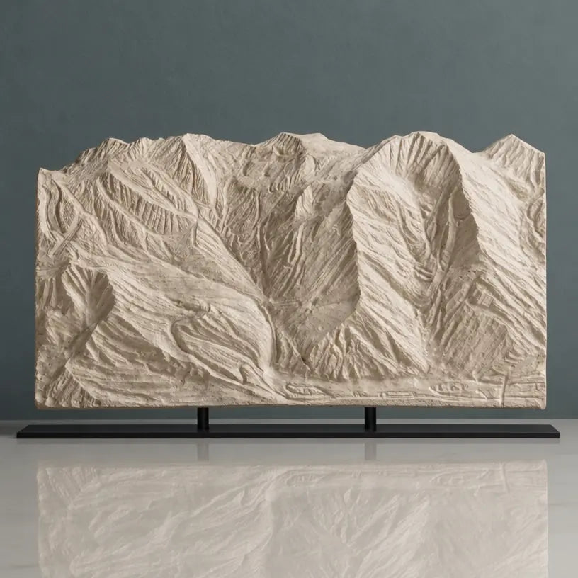 Alta Ski Area Sculpture Sculpted Peaks