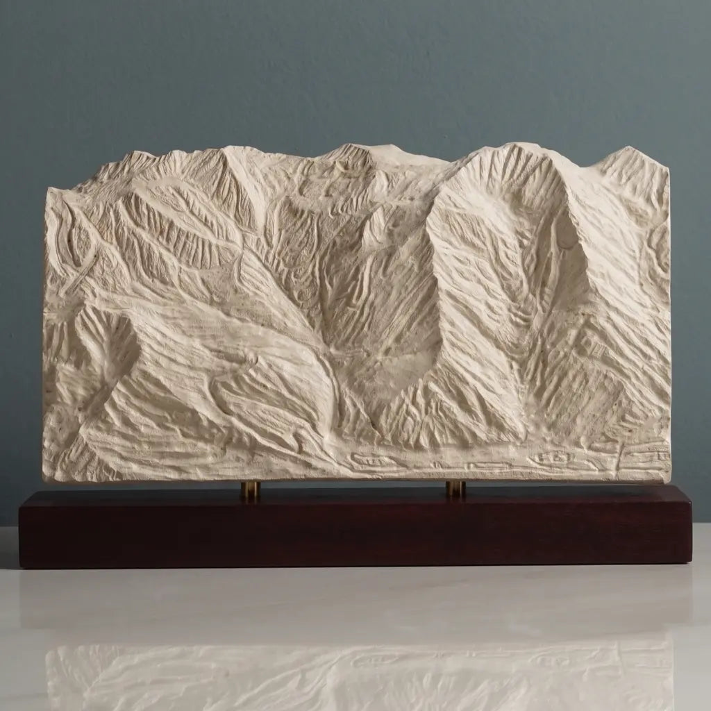 Alta Ski Area Sculpture Sculpted Peaks