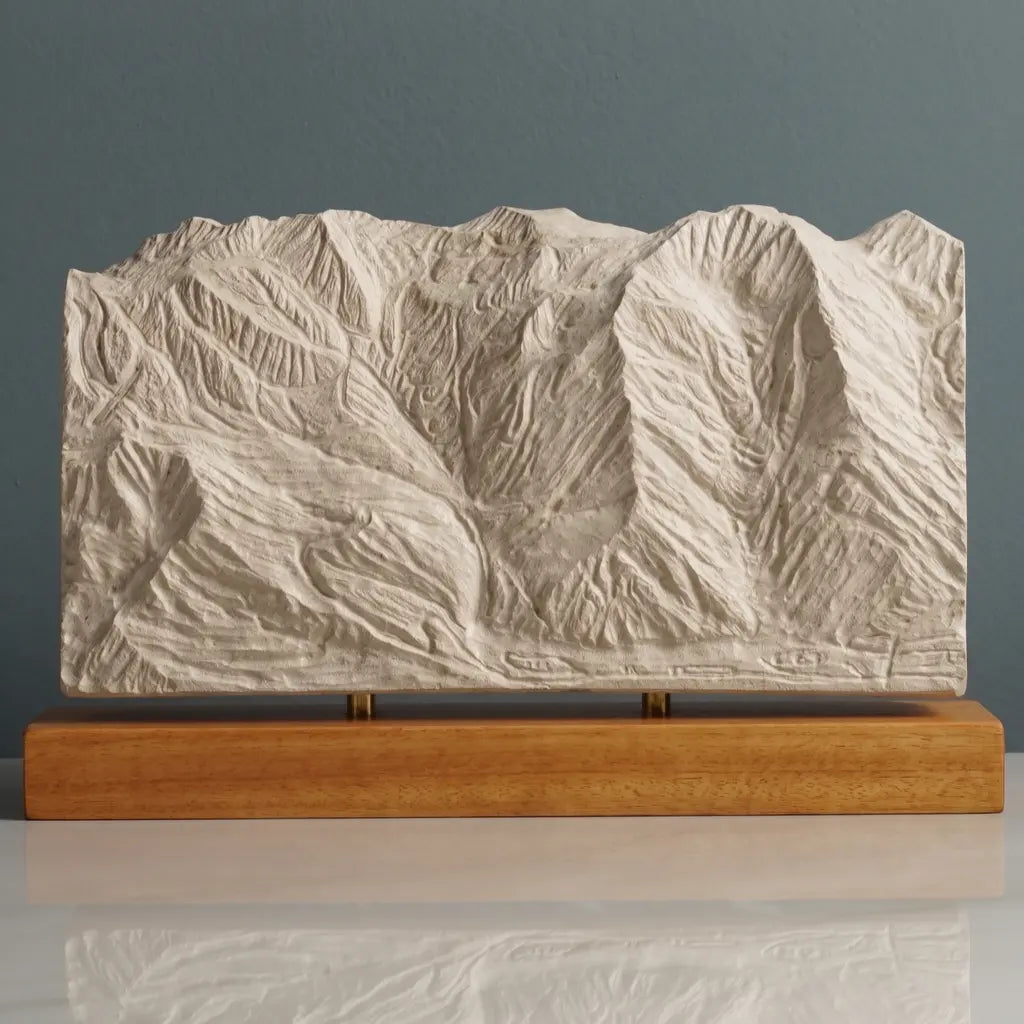 Alta Ski Area Sculpture Sculpted Peaks