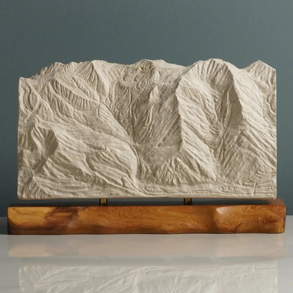 Alta Ski Area Sculpture Sculpted Peaks