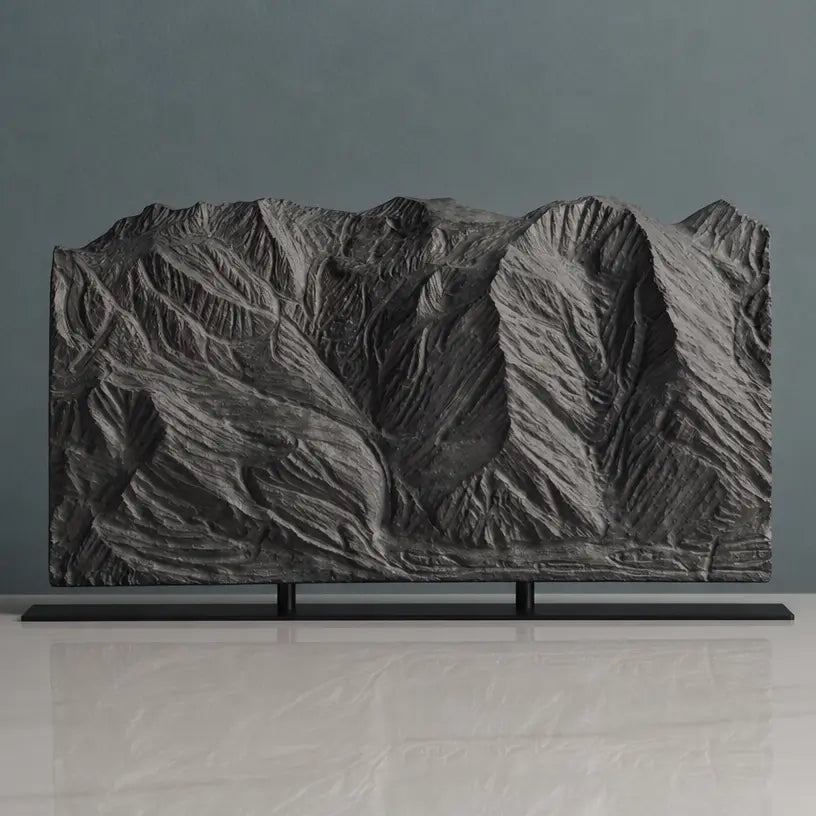 Alta Ski Area Sculpture Sculpted Peaks