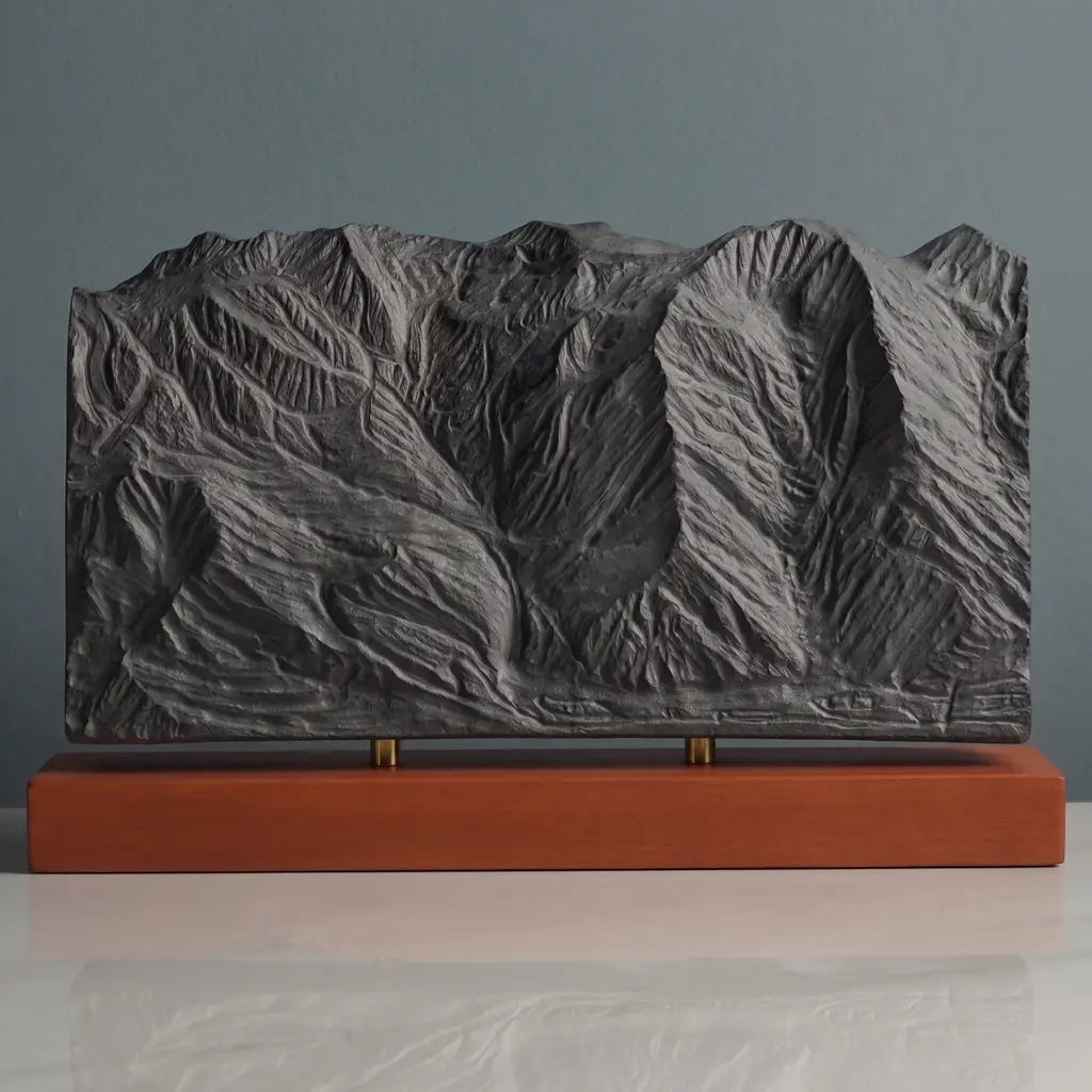 Alta Ski Area Sculpture Sculpted Peaks