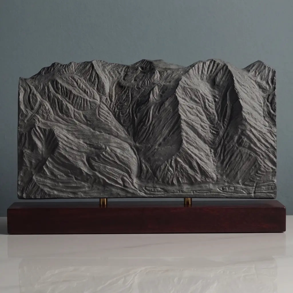 Alta Ski Area Sculpture Sculpted Peaks