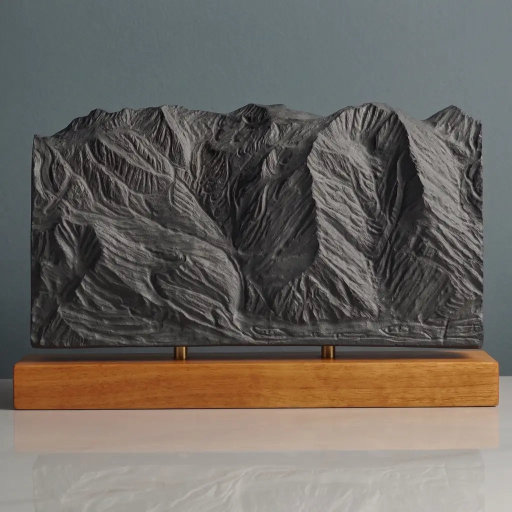 Alta Ski Area Sculpture Sculpted Peaks