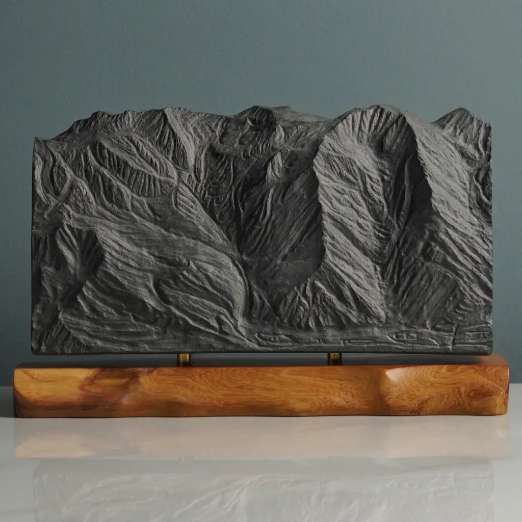 Alta Ski Area Sculpture Sculpted Peaks
