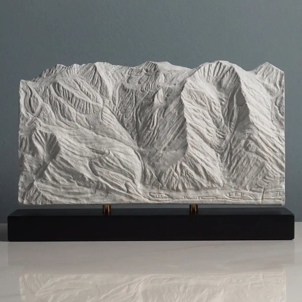 Alta Ski Area Sculpture Sculpted Peaks