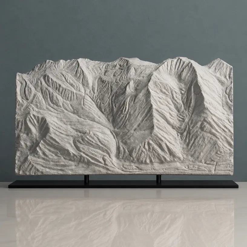 Alta Ski Area Sculpture Sculpted Peaks