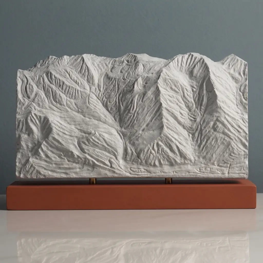 Alta Ski Area Sculpture Sculpted Peaks