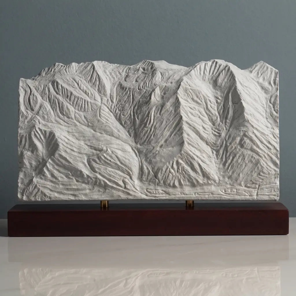 Alta Ski Area Sculpture Sculpted Peaks