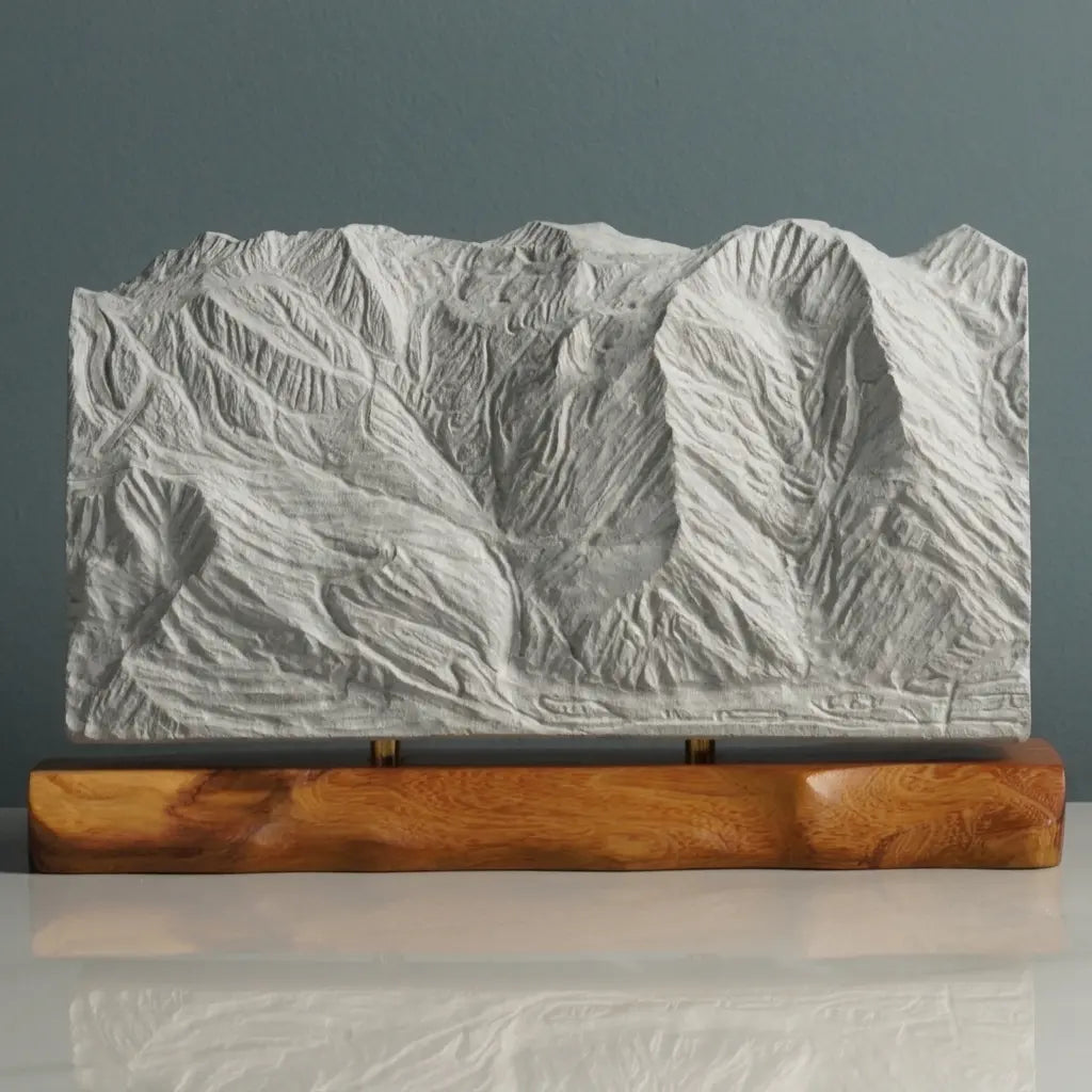 Alta Ski Area Sculpture Sculpted Peaks