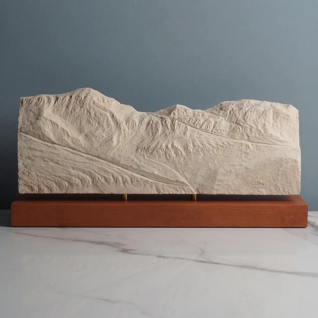 Andes Sculpture - Valle Nevado Ski Resort Sculpted Peaks