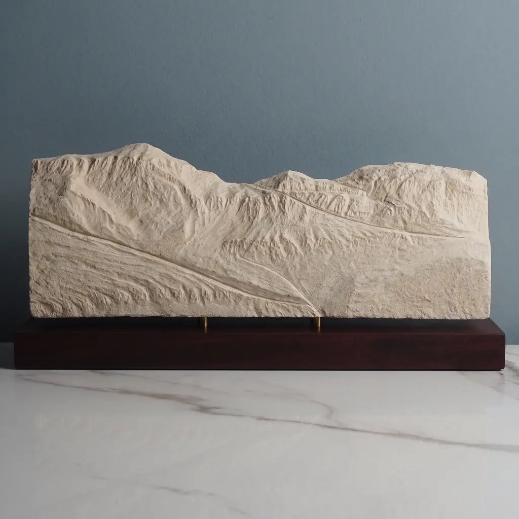 Andes Sculpture - Valle Nevado Ski Resort Sculpted Peaks