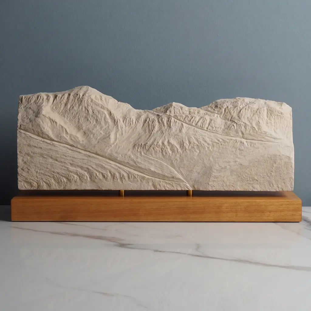 Andes Sculpture - Valle Nevado Ski Resort Sculpted Peaks